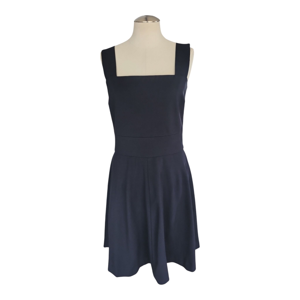Banana Republic x Milly Navy Blue Mini Dress – Size 8, Sleeveless Square Neck